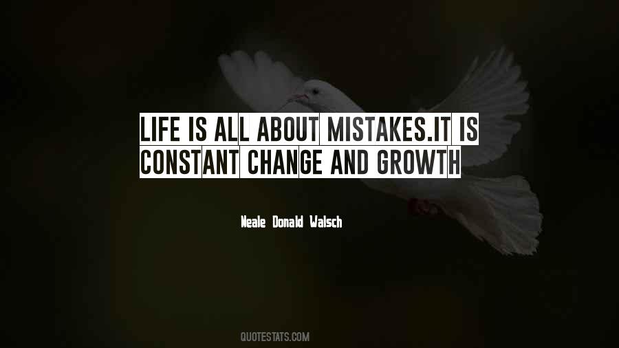 Quotes About Change And Mistakes #801410