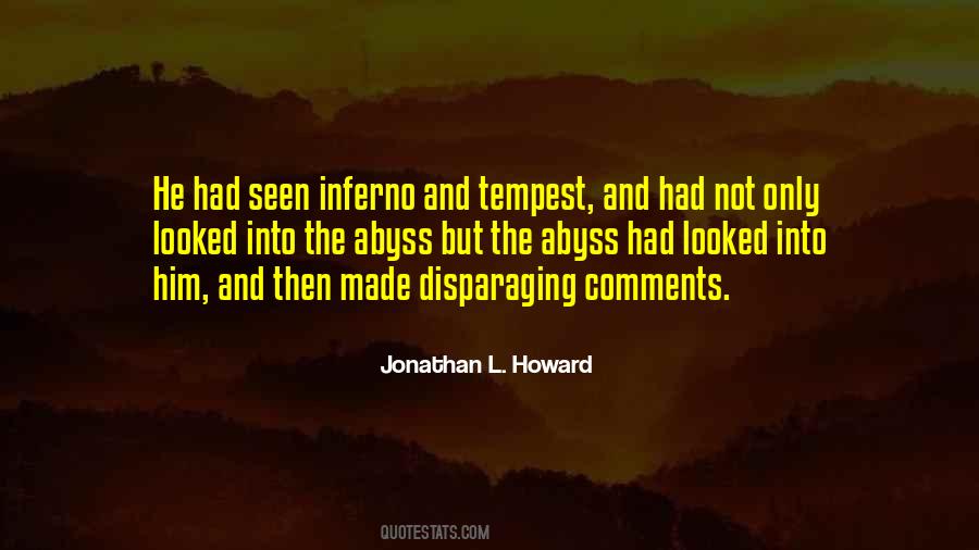 Disparaging Quotes #1763927
