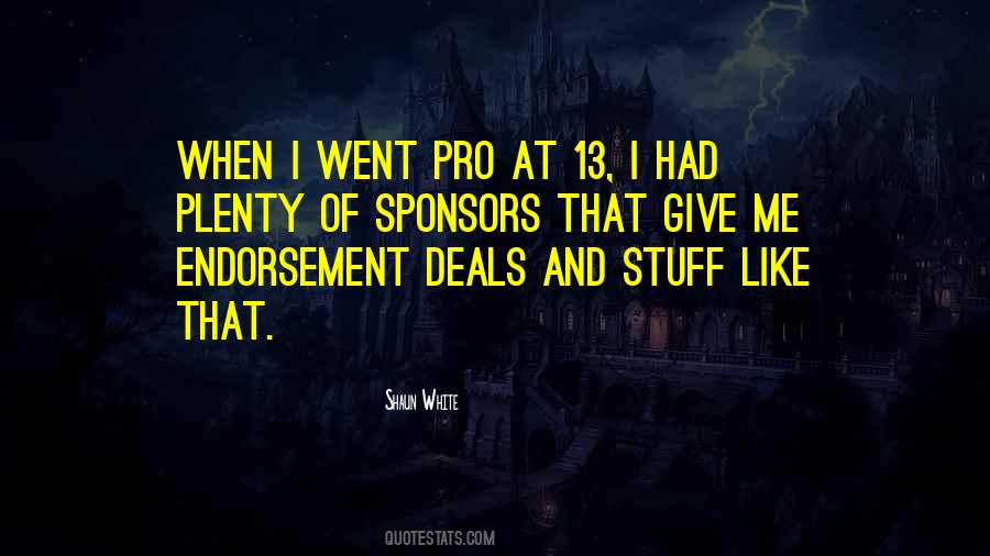 Quotes About Sponsors #1288983