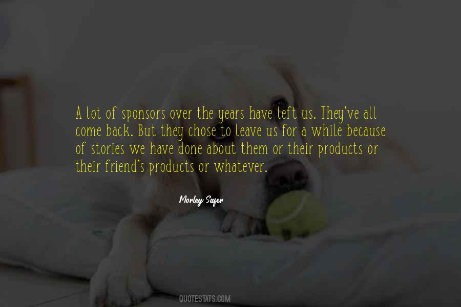 Quotes About Sponsors #1759115