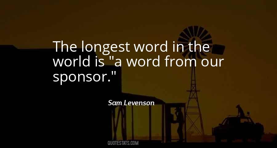 Quotes About Sponsors #202976