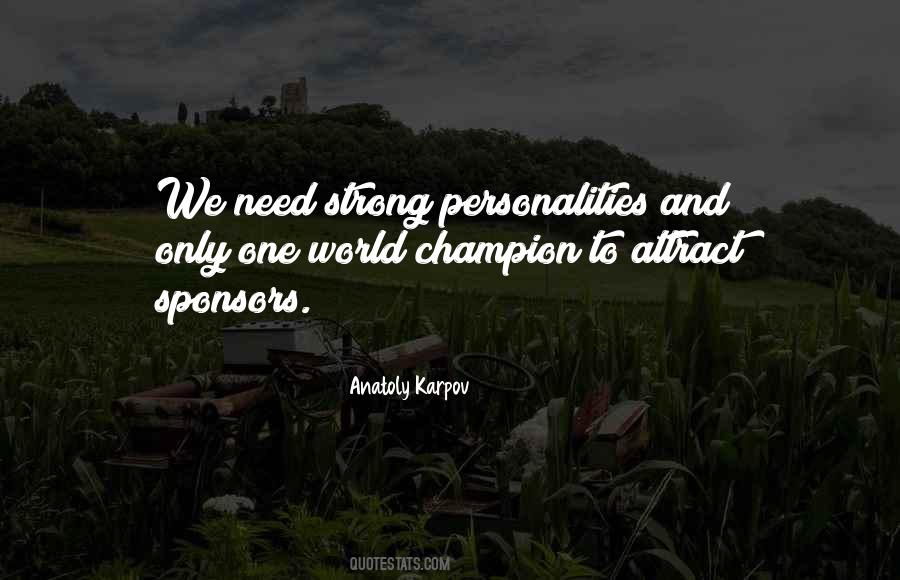 Quotes About Sponsors #60412