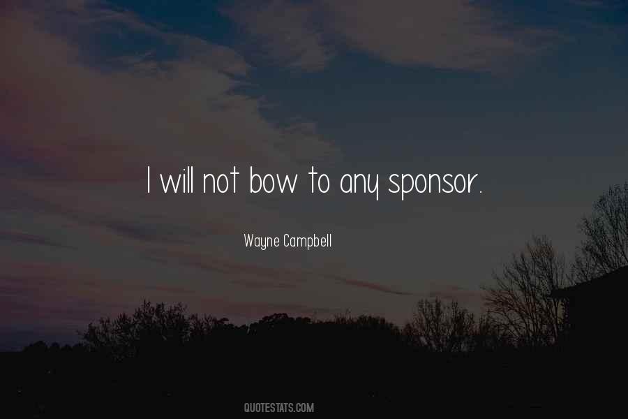 Quotes About Sponsors #972162