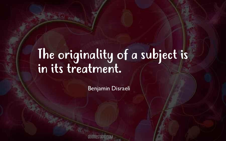 Disraeli's Quotes #212427