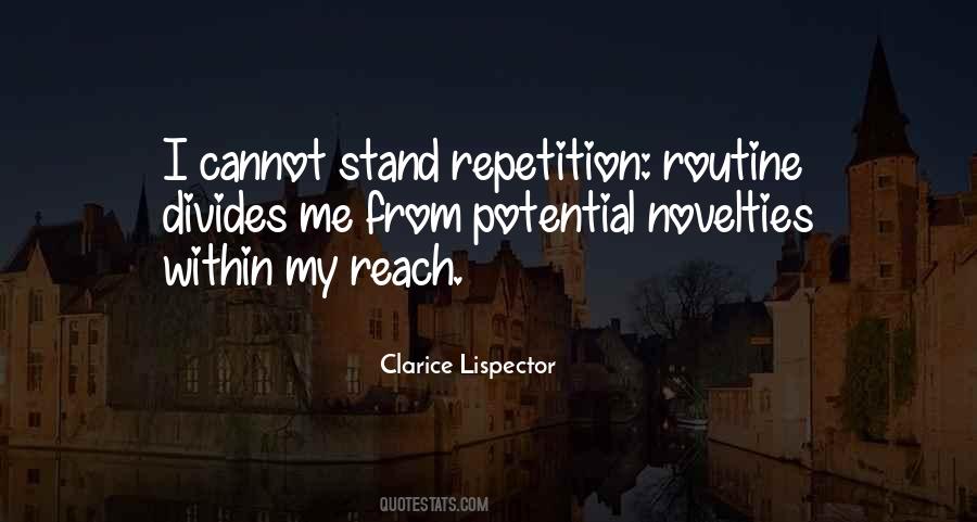 Quotes About Repetition #1078749