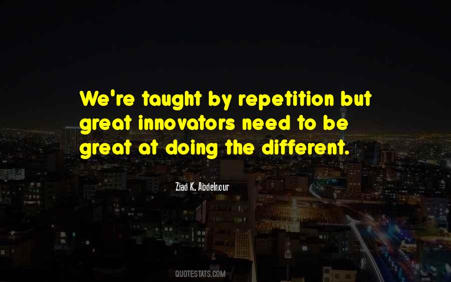 Quotes About Repetition #1132442