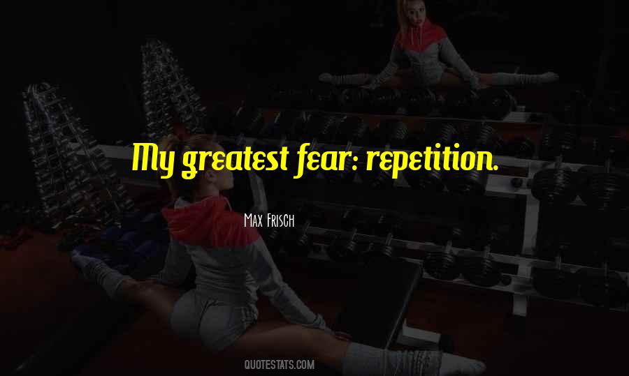 Quotes About Repetition #1379992