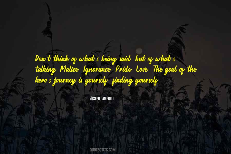 Quotes About A Hero's Journey #1664868