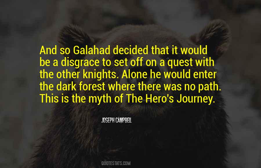 Quotes About A Hero's Journey #65282