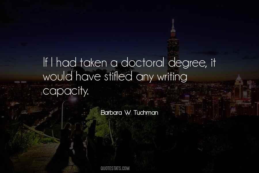 Doctoral Quotes #1497990