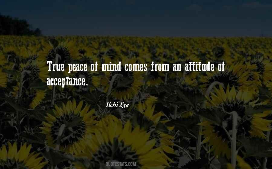 Quotes About Peace Of Mind #1132615