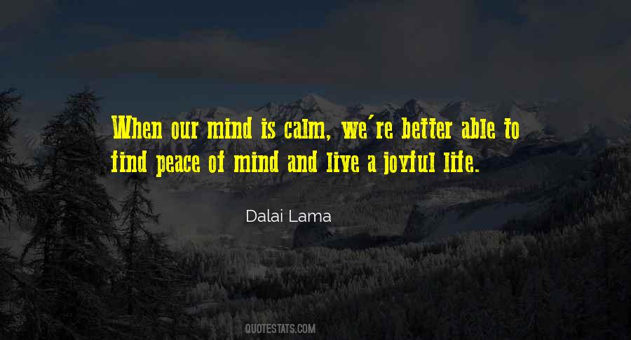 Quotes About Peace Of Mind #1366818