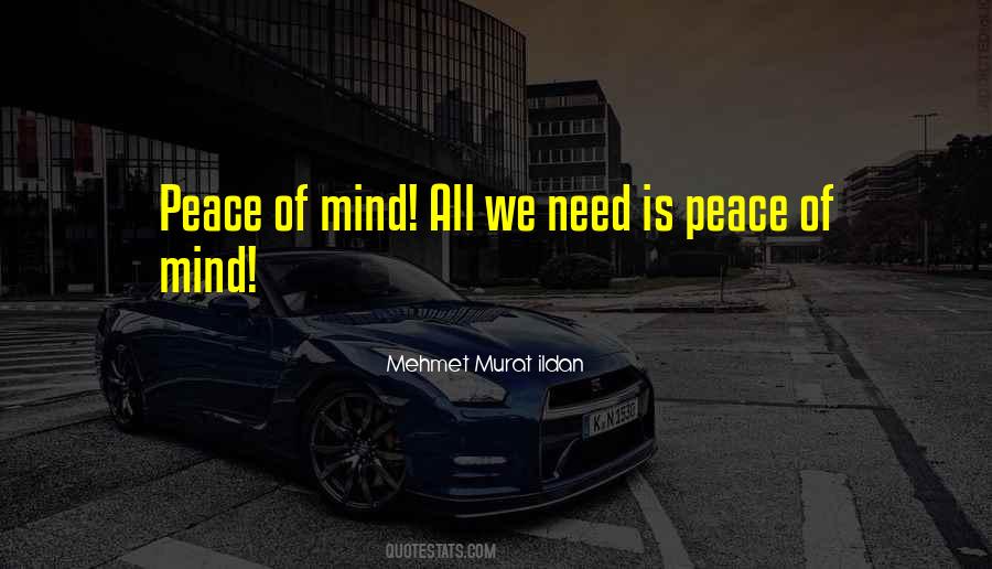 Quotes About Peace Of Mind #948624