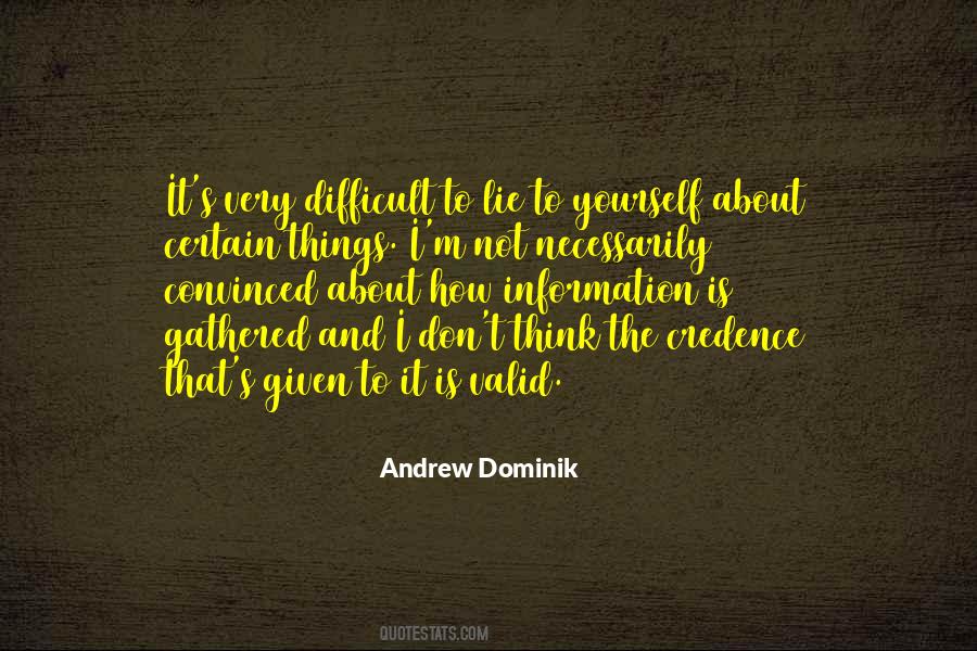 Dominik's Quotes #818823