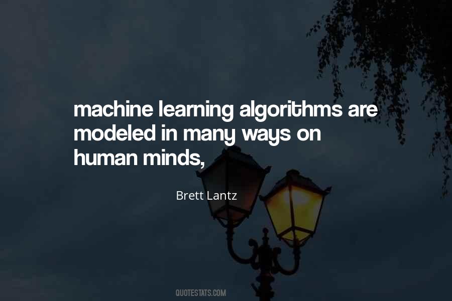 Quotes About Machine Learning #427985