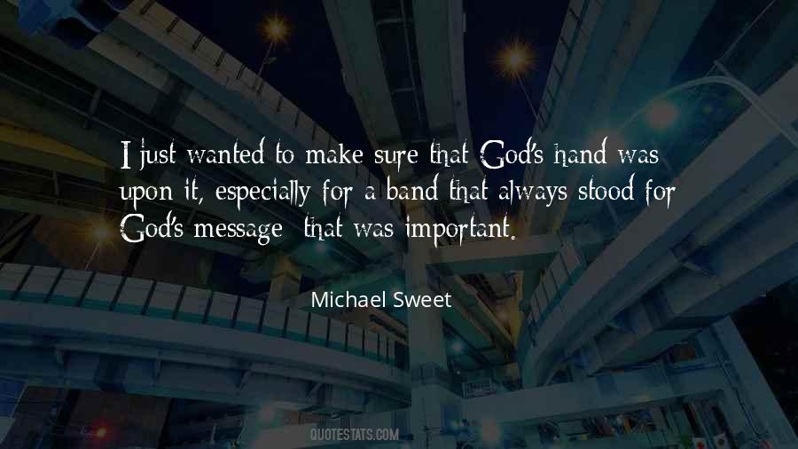 Quotes About God's Hand #1483402