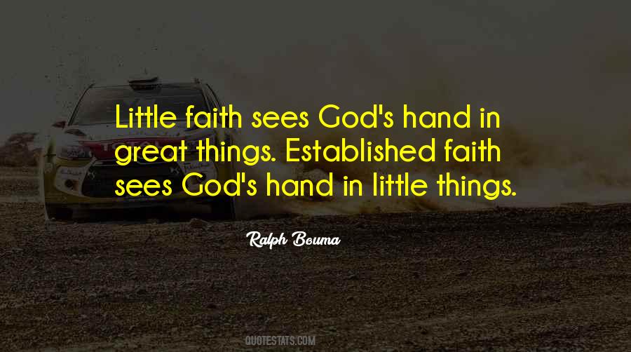 Quotes About God's Hand #935629