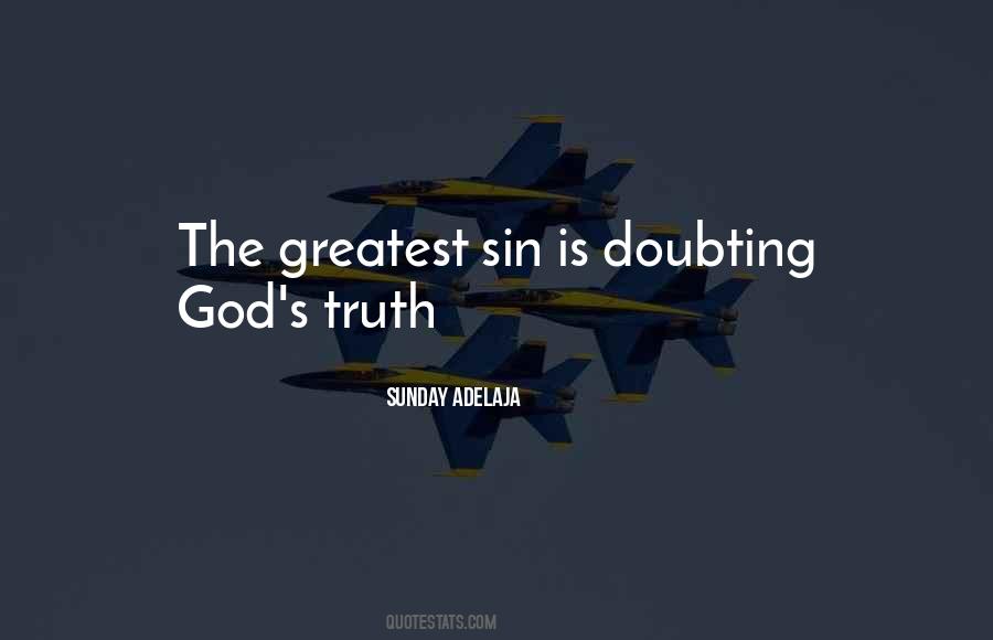 Doubting's Quotes #1027560