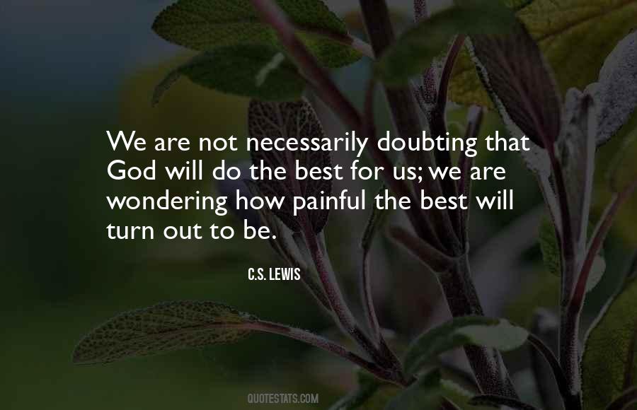 Doubting's Quotes #402532