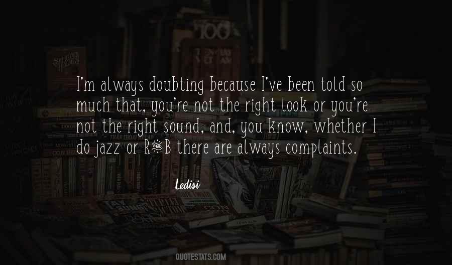 Doubting's Quotes #410732