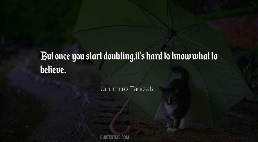 Doubting's Quotes #784772