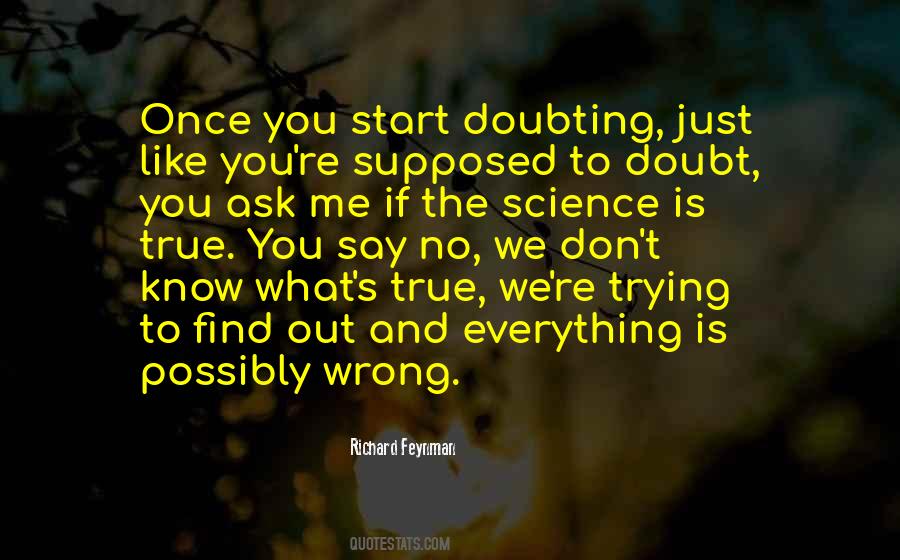 Doubting's Quotes #797287