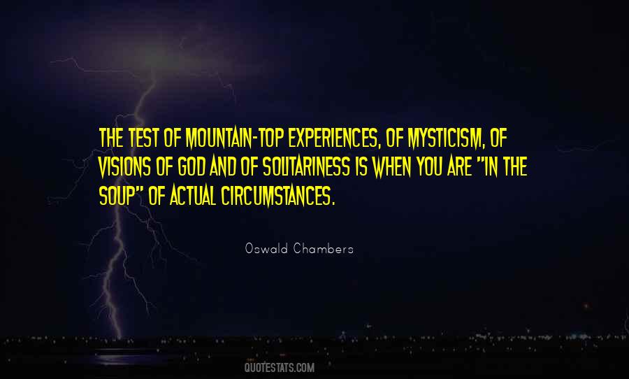 Quotes About Mountain Top Experiences #702368