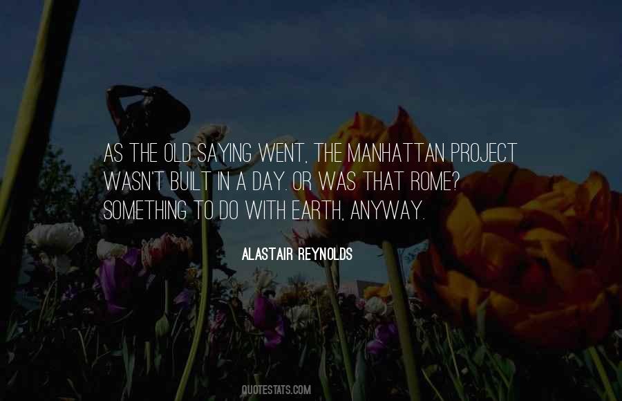Quotes About Manhattan Project #139105