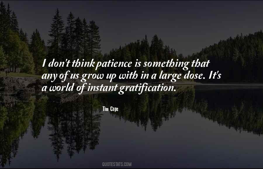 Quotes About Instant Gratification #1878346