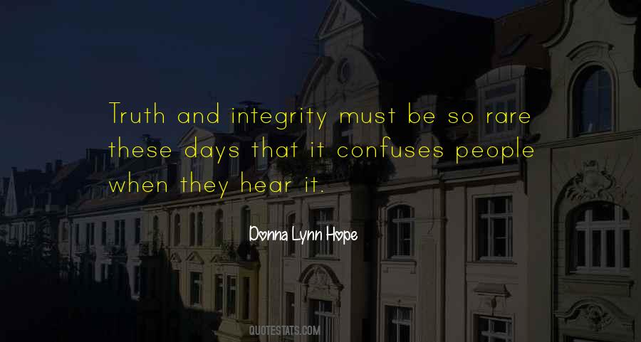 Quotes About Integrity And Truth #156647