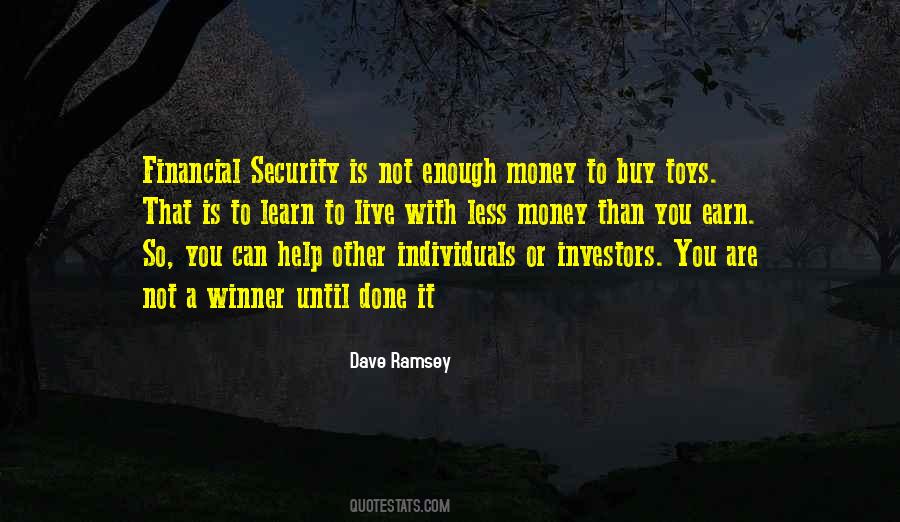 Quotes About Financial Security #1331962