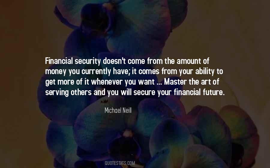 Quotes About Financial Security #1822443