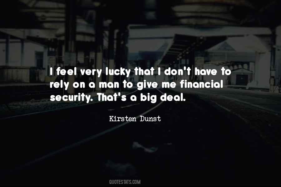 Quotes About Financial Security #772243