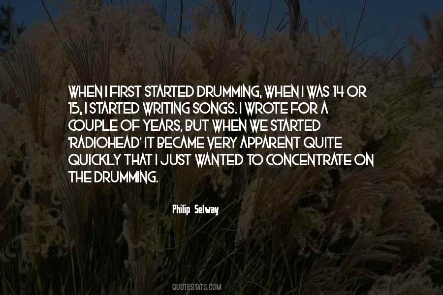 Drumming's Quotes #1081357