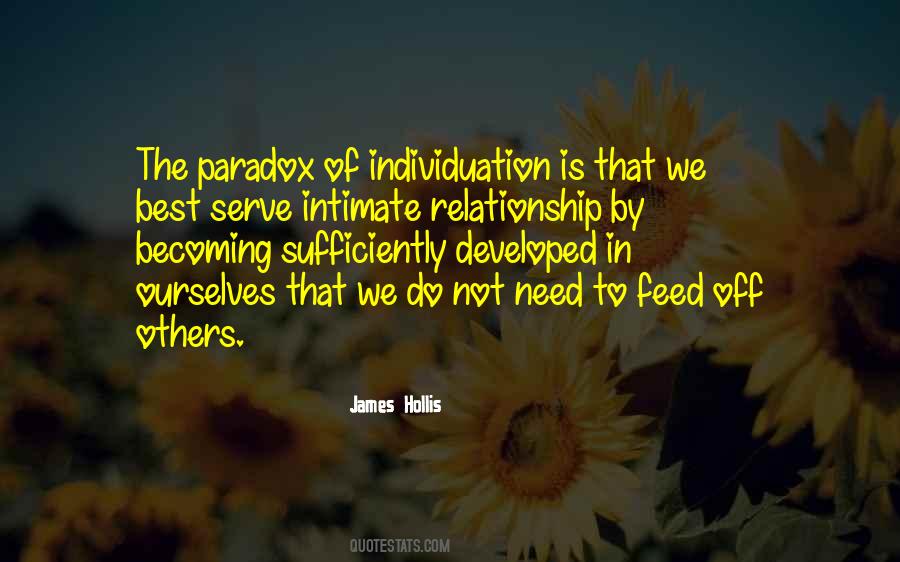 Quotes About Individuation #1618329
