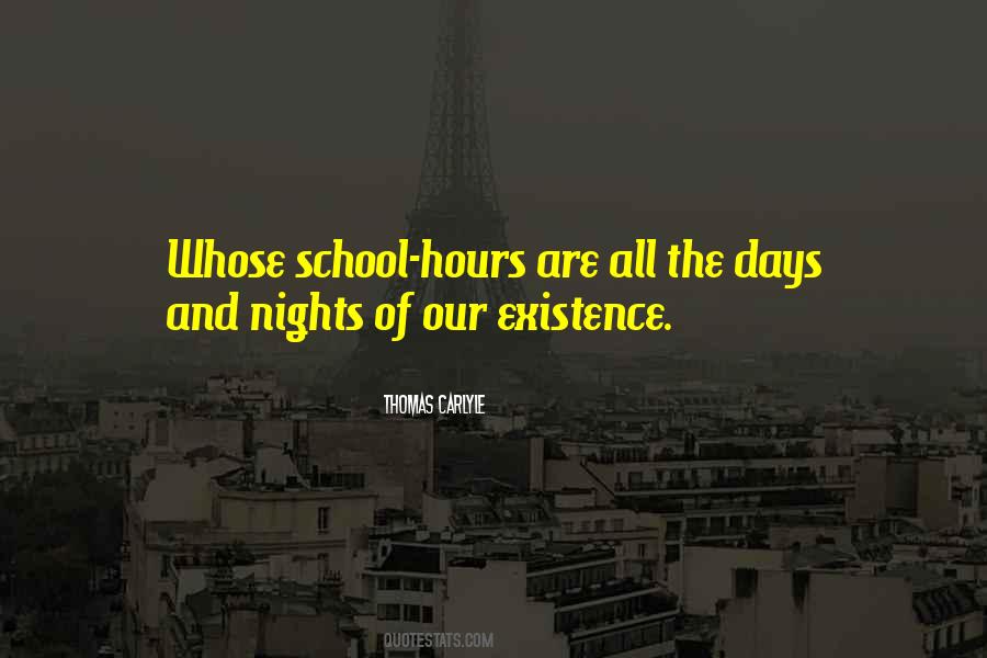 Quotes About School Hours #727845