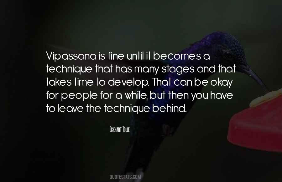 Quotes About Vipassana #1708404