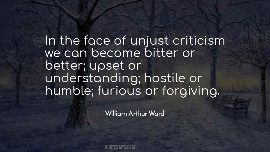 Quotes About Unjust Criticism #947523