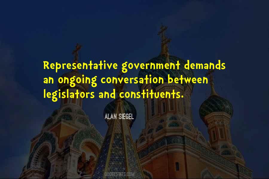 Quotes About Representative Government #1117891