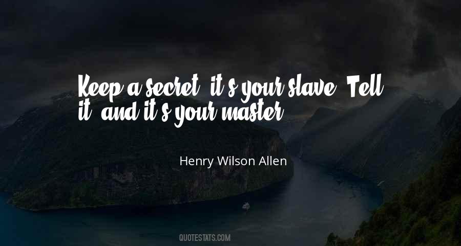 Quotes About Slave Masters #669651