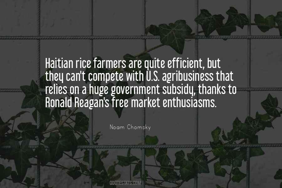 Quotes About Rice Farmers #1340369