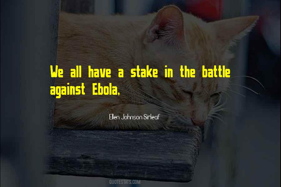 Ebola's Quotes #877807