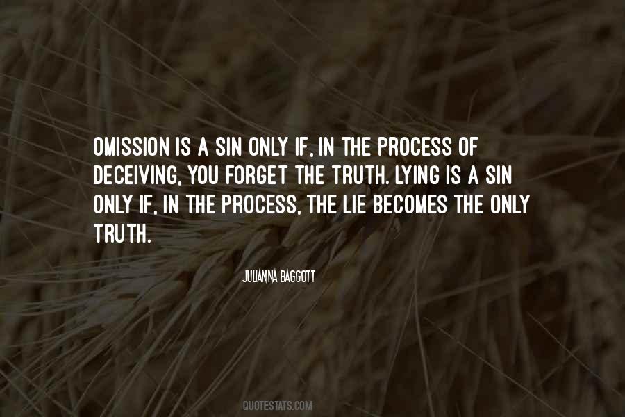 Quotes About The Sin Of Omission #1480136