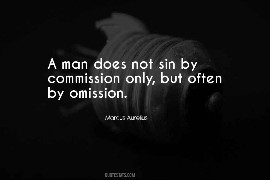 Quotes About The Sin Of Omission #1657890