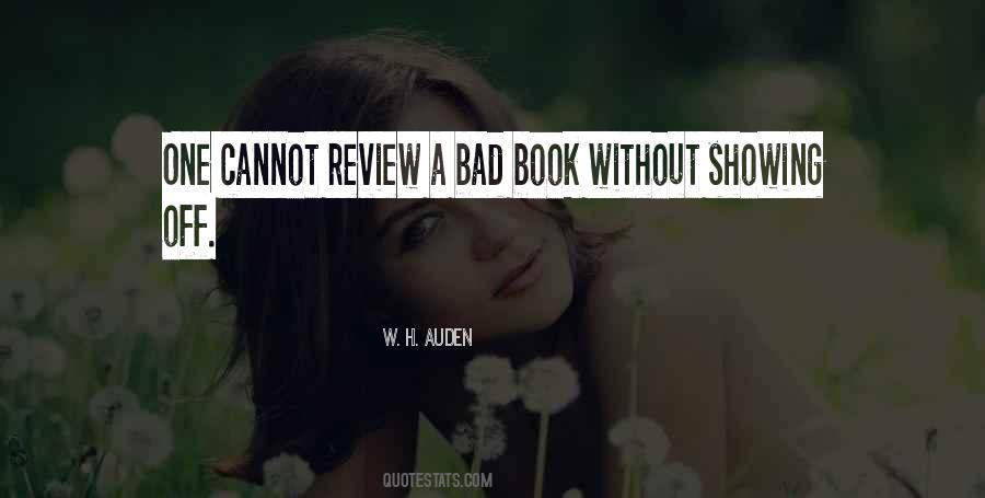 Quotes About Bad Reviews #1248439