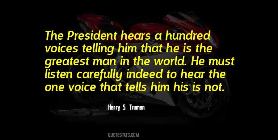 Quotes About President Truman #90948
