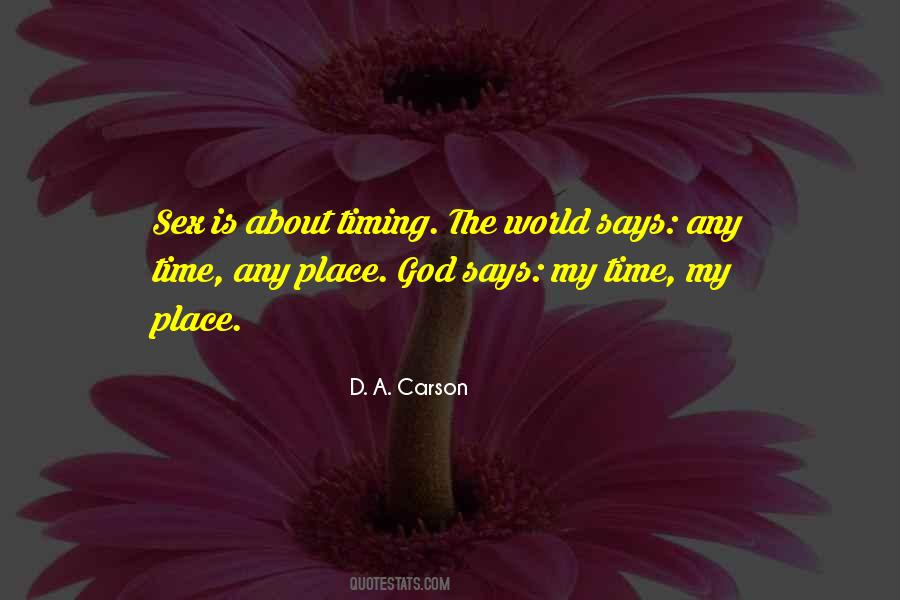 Quotes About God's Timing #343864