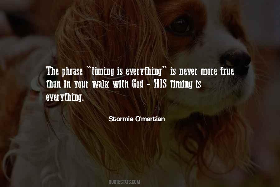 Quotes About God's Timing #666601
