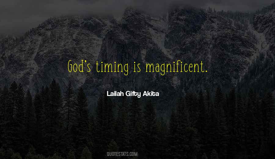 Quotes About God's Timing #863658