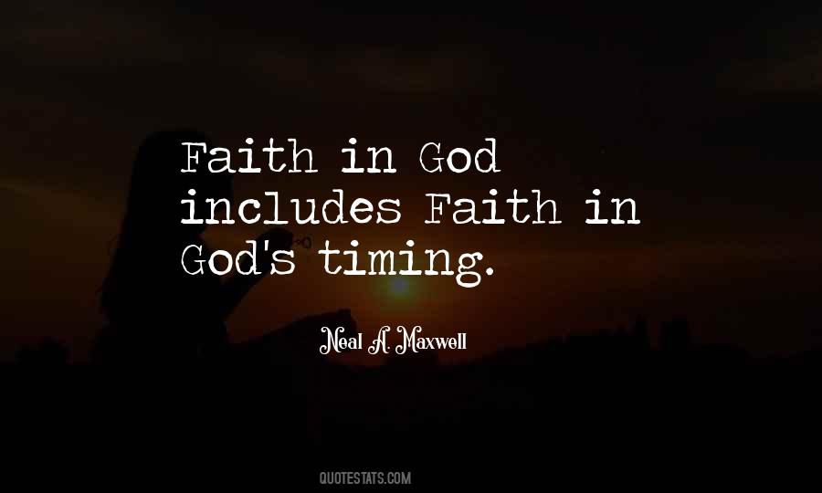 Quotes About God's Timing #935373